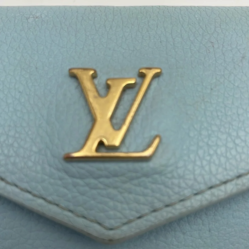 Louis Vuitton rare lock Light mini Blue Wallet - Picture 3 of 16